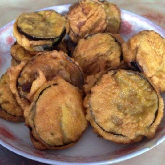 炸茄子夹