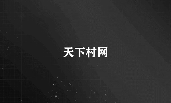 天下村网