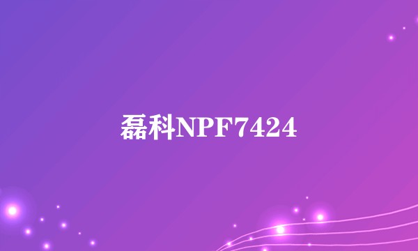磊科NPF7424