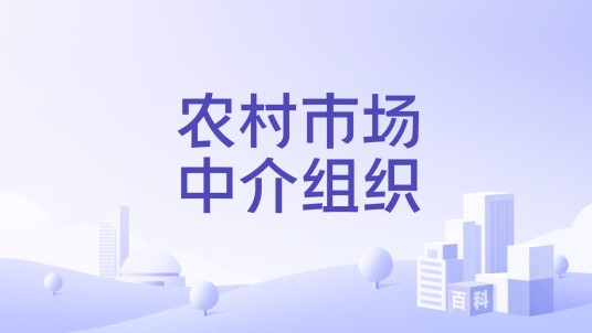 农村市场中介组织