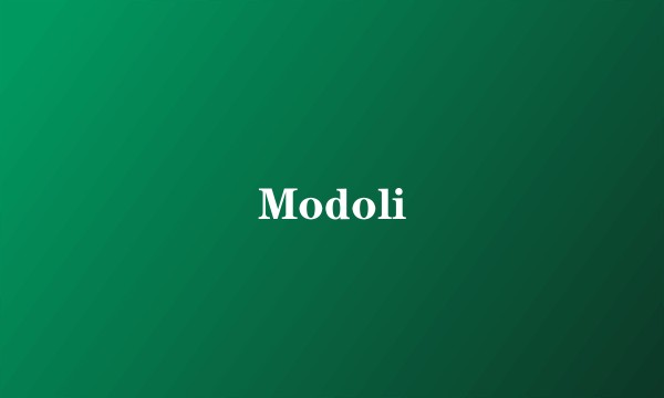 Modoli