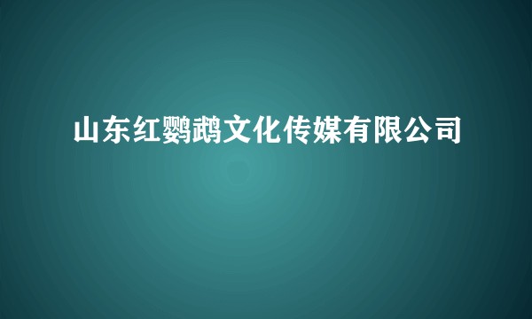 山东红鹦鹉文化传媒有限公司