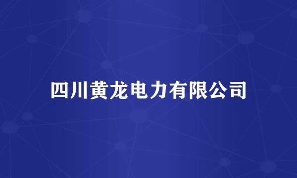 四川黄龙电力有限公司