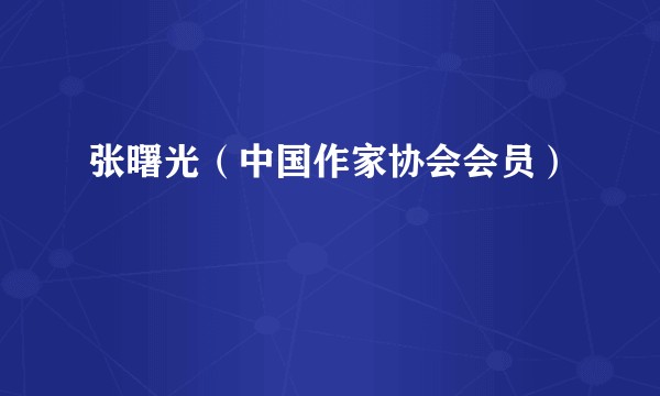 张曙光（中国作家协会会员）