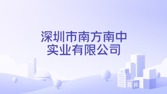 深圳市南方南中实业有限公司