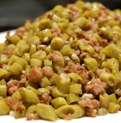 肉炒豇豆