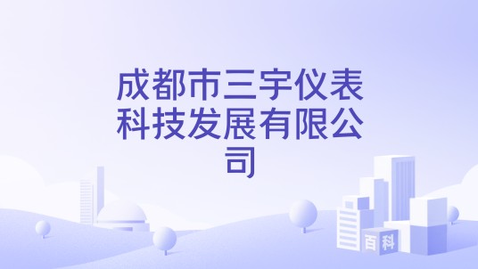 成都市三宇仪表科技发展有限公司