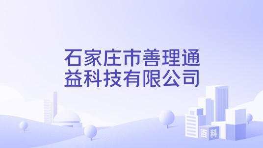 石家庄市善理通益科技有限公司