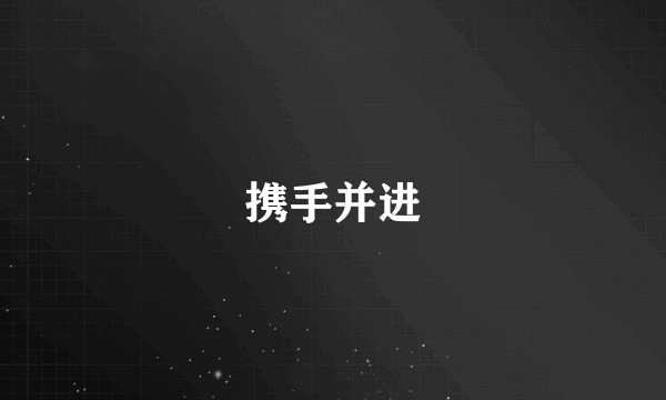 携手并进