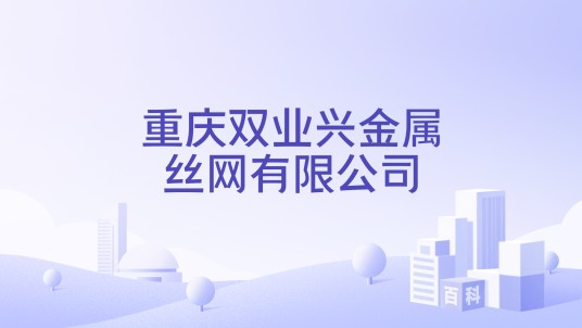 重庆双业兴金属丝网有限公司