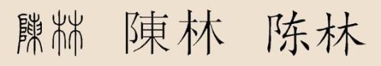陈林姓