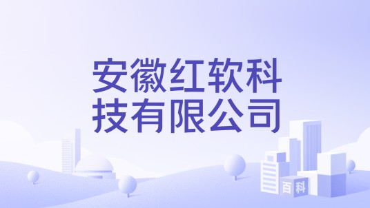安徽红软科技有限公司