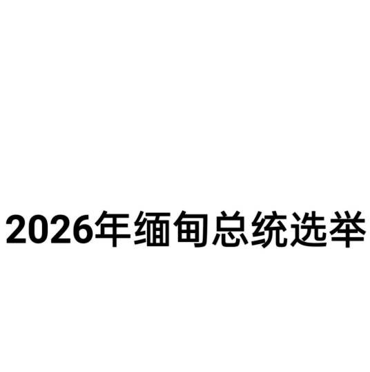 2026年缅甸总统选举