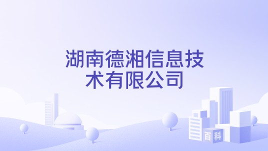 湖南德湘信息技术有限公司