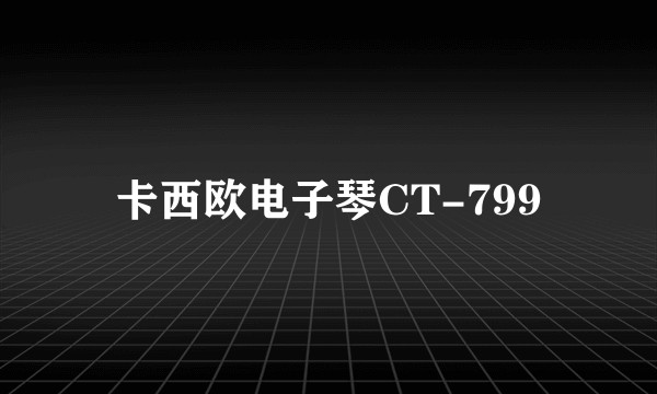 卡西欧电子琴CT-799