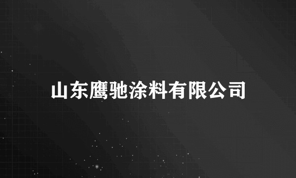 山东鹰驰涂料有限公司