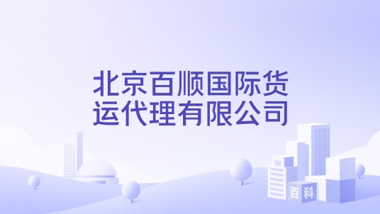 北京百顺国际货运代理有限公司