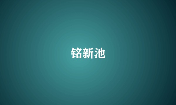 铭新池