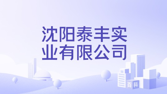 沈阳泰丰实业有限公司