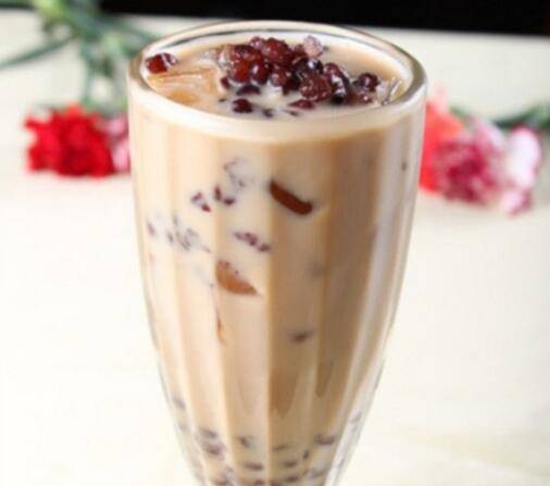 红豆奶茶