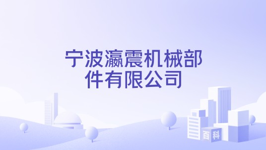 宁波瀛震机械部件有限公司