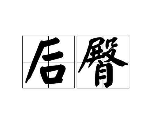 后臀