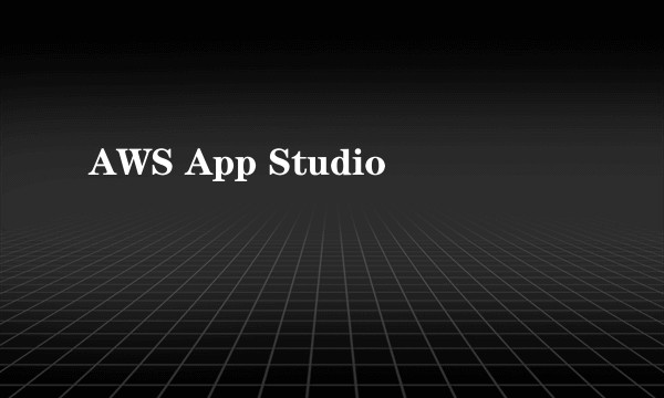 AWS App Studio