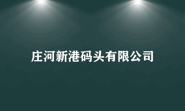庄河新港码头有限公司