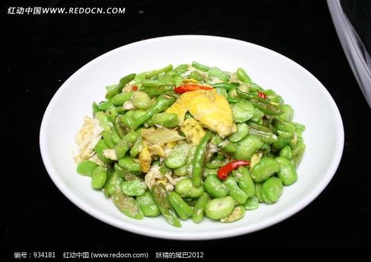 咸蛋黄炒蚕豆