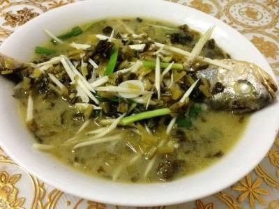 咸菜黄鱼汤
