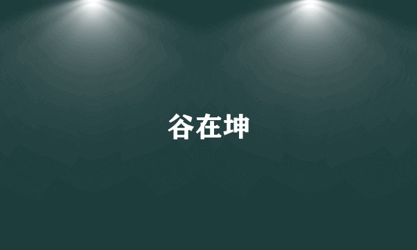 谷在坤