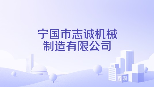 宁国市志诚机械制造有限公司