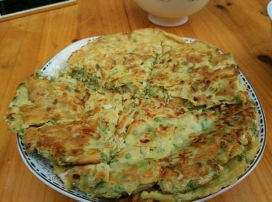 槐花煎饼