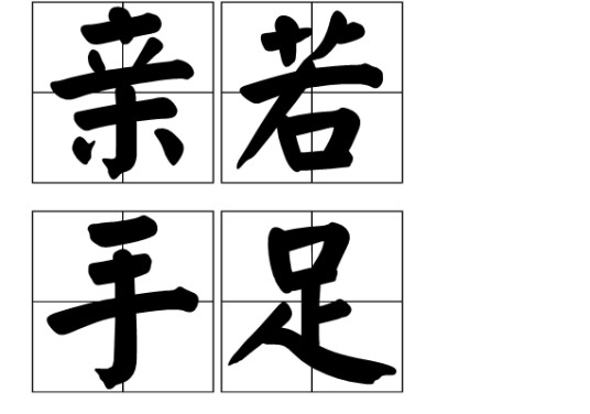 亲若手足