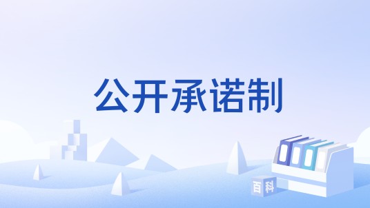 公开承诺制