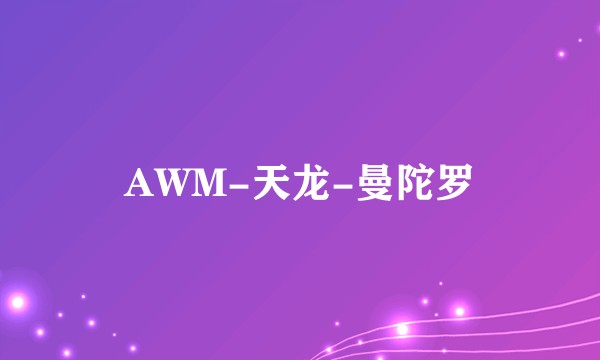 AWM-天龙-曼陀罗