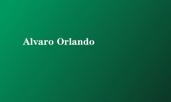 Alvaro Orlando