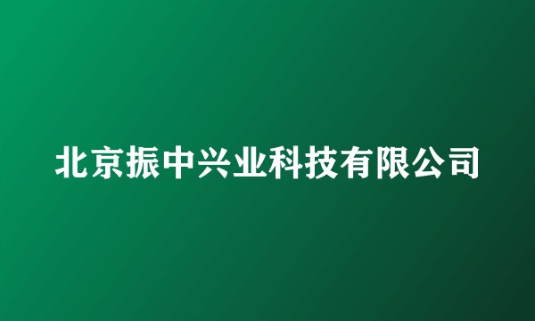 北京振中兴业科技有限公司