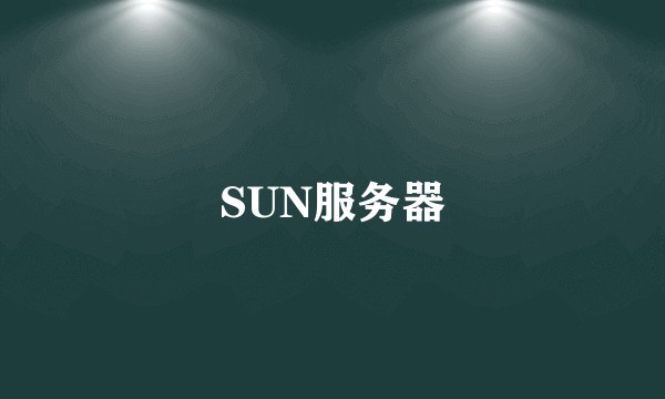 SUN服务器