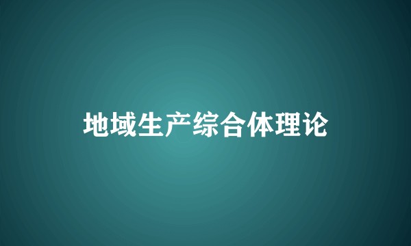 地域生产综合体理论