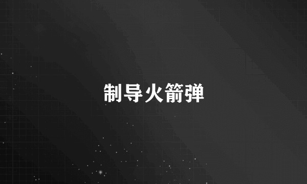 制导火箭弹