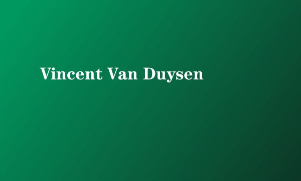 Vincent Van Duysen