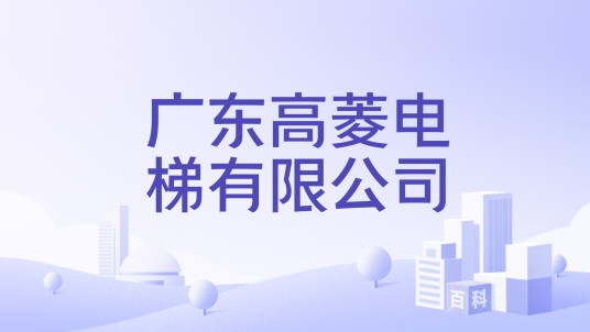 广东高菱电梯有限公司