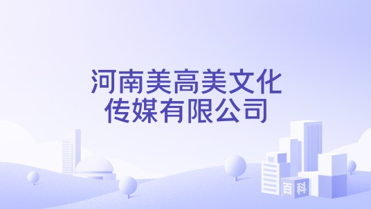 河南美高美文化传媒有限公司