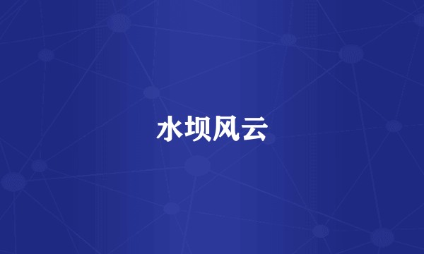 水坝风云