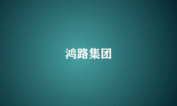 鸿路集团