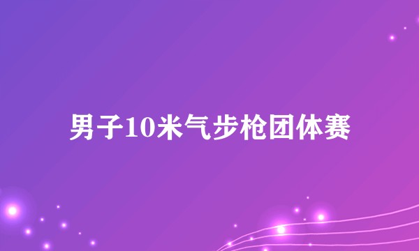 男子10米气步枪团体赛