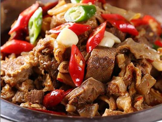 爆炒鸭肉