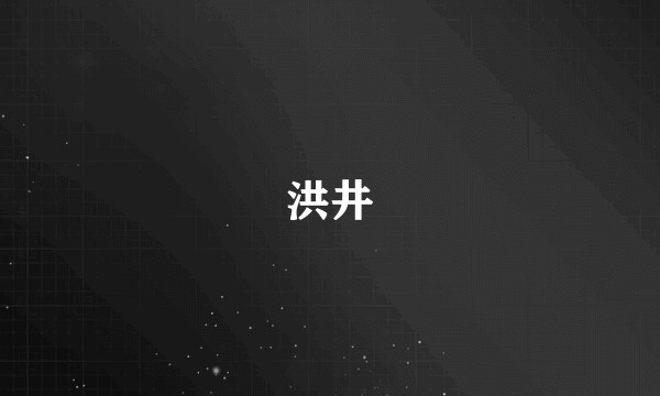 洪井