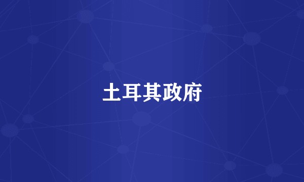 土耳其政府